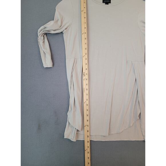 J. Jill Wearever Collection Tunic Top – XS – Taupe –3/4 Sleeve – High-Low Hem - Picture 6 of 11